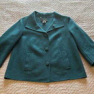 Talbots Buttoned Wool Coat